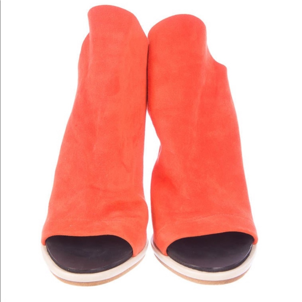 Balenciaga Blood orange suede sandals /hills:5” - Picture 3 of 7